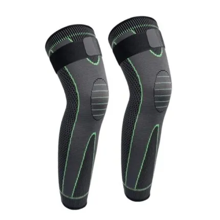 Joelheira com Compressão longa Esportiva Ajustável com 2 Unidades