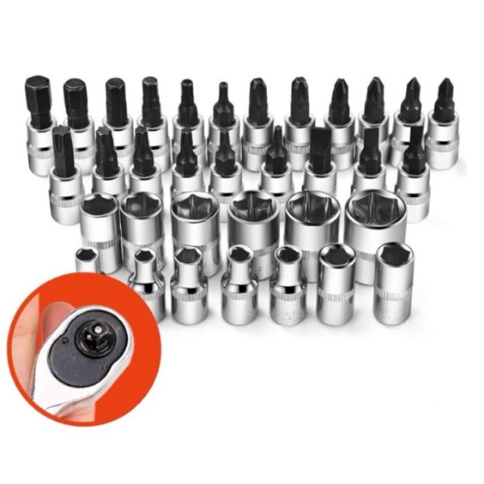 Kit de Ferramentas 46 Peças com Maleta Reforçada