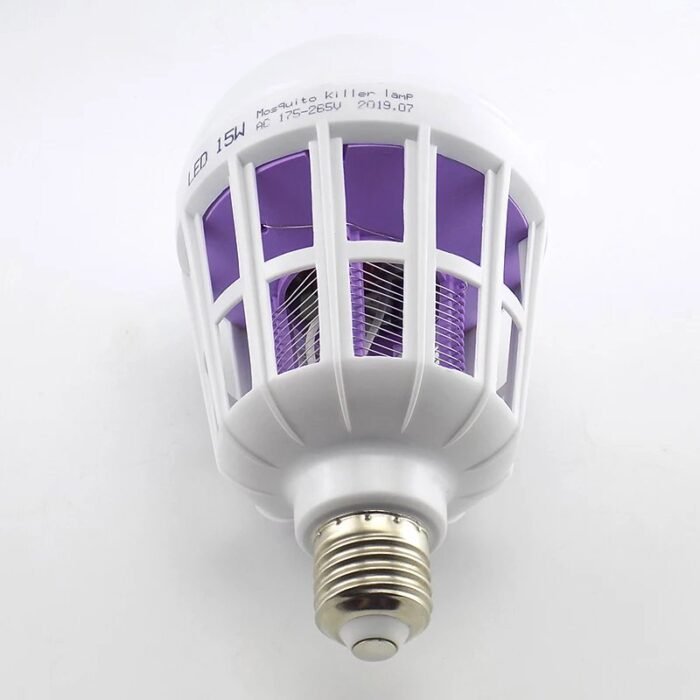 Lâmpada UV LED 2 em 1 com Repelente de Mosquitos