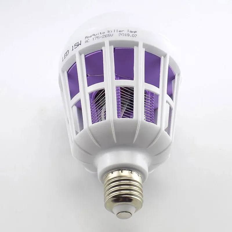 Lâmpada UV LED 2 em 1 com Repelente de Mosquitos