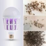 Lâmpada UV LED 2 em 1 com Repelente de Mosquitos