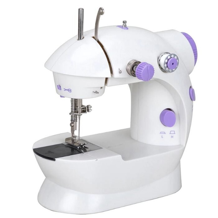 Mini Máquina Costura Elétrica Portátil com Mesa