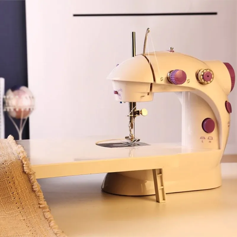 Mini Máquina Costura Elétrica Portátil com Mesa