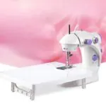 Mini Máquina Costura Elétrica Portátil com Mesa