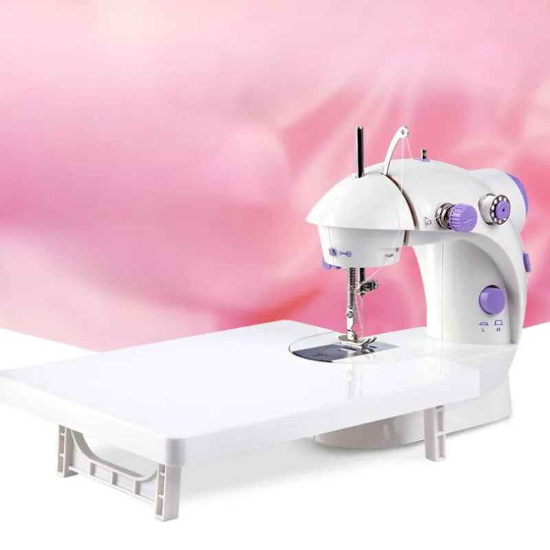 Mini Máquina Costura Elétrica Portátil com Mesa
