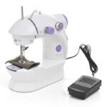 Mini Máquina Costura Elétrica Portátil com Mesa