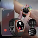 Smartwatch Redondo Resistente com Bateria Longa