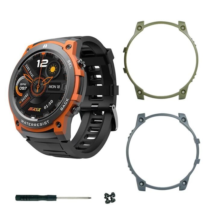 Smartwatch Redondo Resistente com Bateria Longa