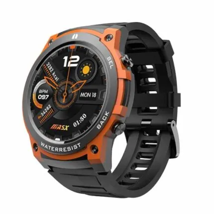 Smartwatch Redondo Resistente com Bateria Longa