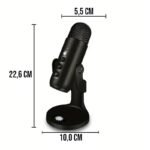 Microfone Condensador Profissional com Suporte