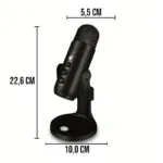 Microfone Condensador Profissional com Suporte