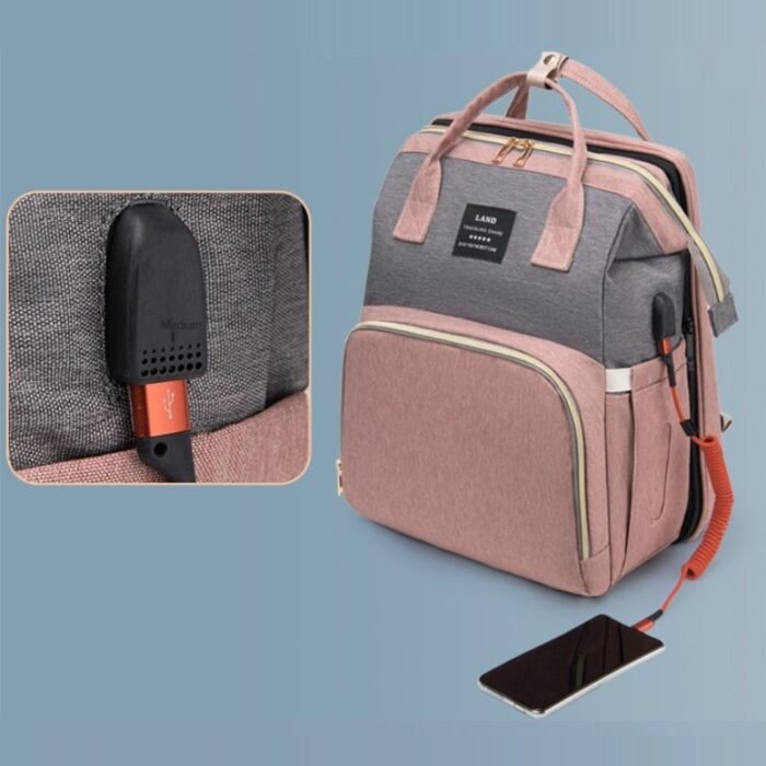 Mochila Maternidade com Berço e Trocador