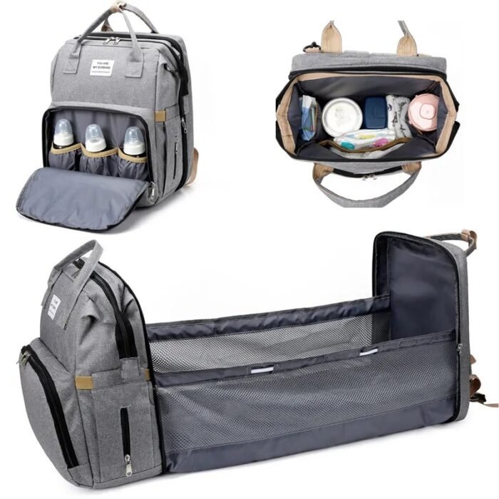Mochila Maternidade com Berço e Trocador