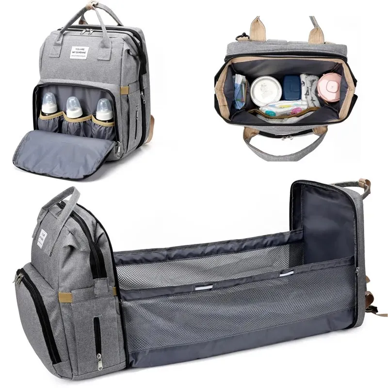 Mochila Maternidade com Berço e Trocador