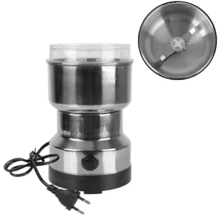 Moedor de Café Elétrico Inox para Grãos Portátil