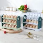 Organizador Retrátil de Ovos para Geladeira 30 Unidades