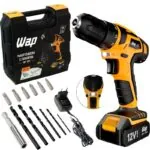 Parafusadeira e Furadeira Elétrica Bivolt com Maleta