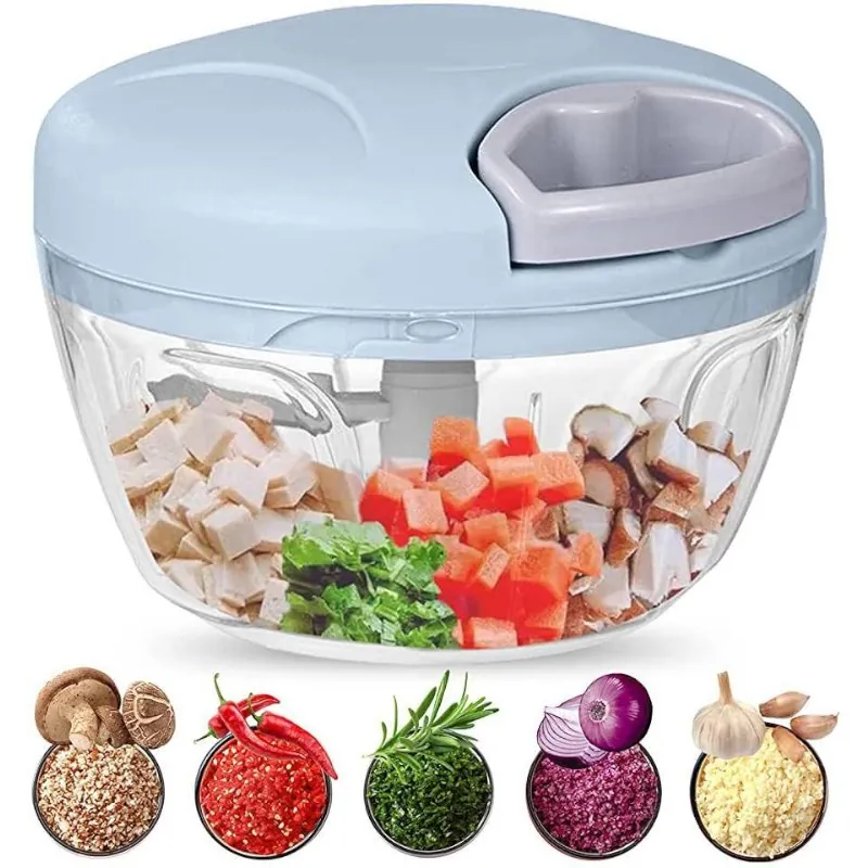 Processador Manual de Alimentos e Temperos