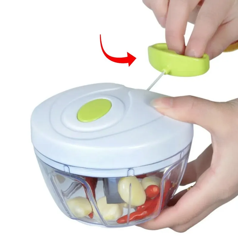 Processador Manual de Alimentos e Temperos