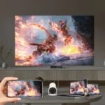 Projetor Portátil Magcubic Pro 4K com Wi-Fi e Android