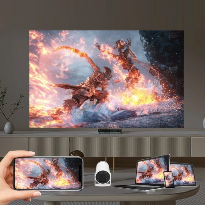 Projetor Portátil Magcubic Pro 4K com Wi-Fi e Android