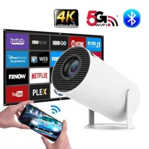 Projetor Portátil Magcubic Pro 4K com Wi-Fi e Android