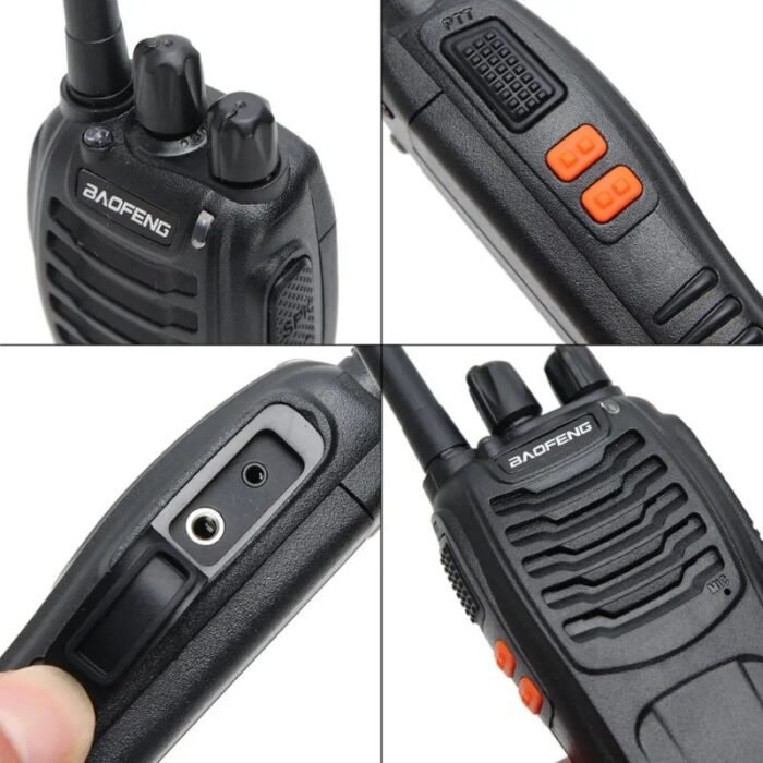Kit Rádio Comunicador Profissional Baofeng com 2 Unidades