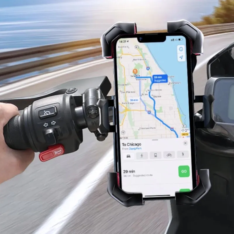 Suporte de Celular para Moto com Rotação 360 Graus