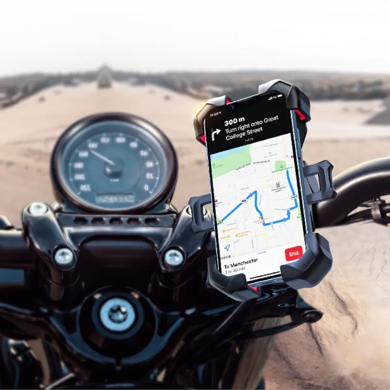 Suporte de Celular para Moto com Rotação 360 Graus