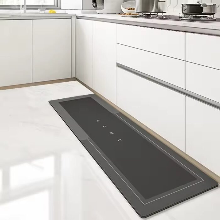 Tapete para Cozinha Antiderrapante Absorvente Emborrachado