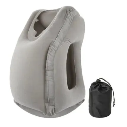 Travesseiro Inflável Ergonômico para Viagem