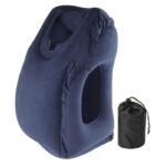 Travesseiro Inflável Ergonômico para Viagem