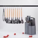 Kit Utensílios para Cozinha em Silicone com 19 Peças Completo