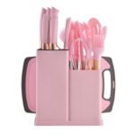 Kit Utensílios para Cozinha em Silicone com 19 Peças Completo