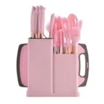 Kit Utensílios para Cozinha em Silicone com 19 Peças Completo