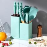 Kit Utensílios para Cozinha em Silicone com 19 Peças Completo