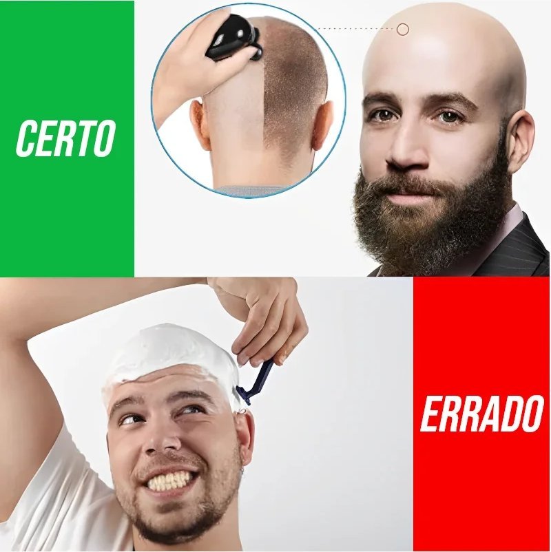Barbeador Elétrico Recarregável 5 em 1 Portátil