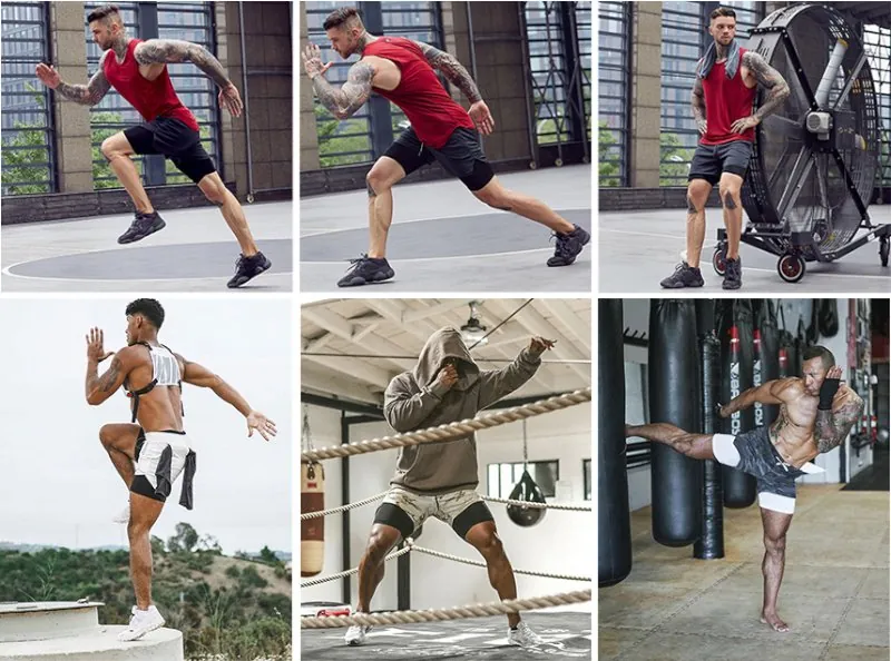 Bermuda Masculina 2 em 1 com Compressão e Bolsos