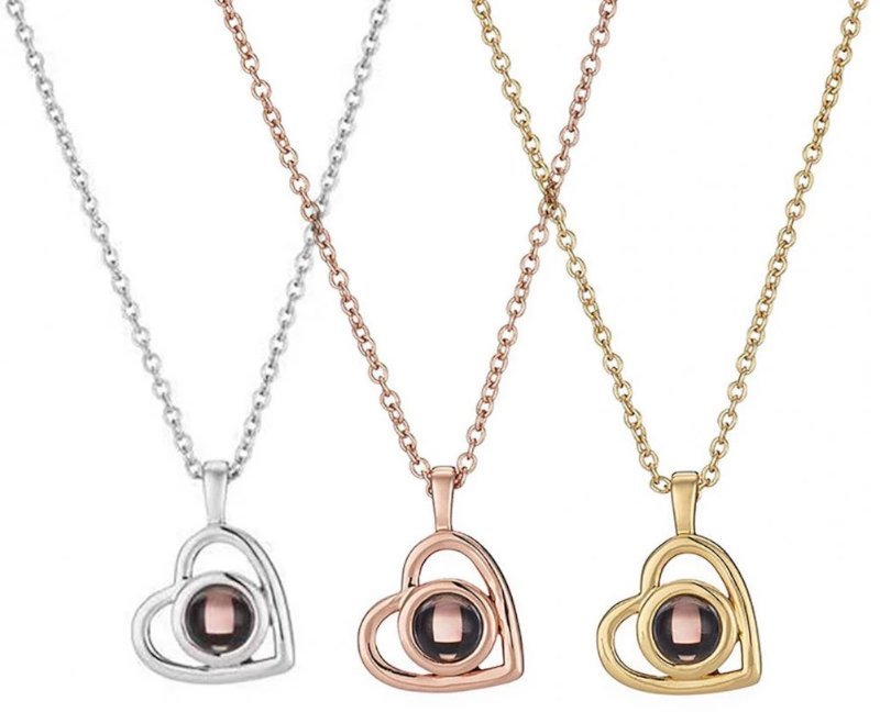 Colar Relicário com Foto Personalizada para Presentes