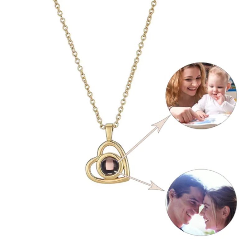 Colar Relicário com Foto Personalizada para Presentes