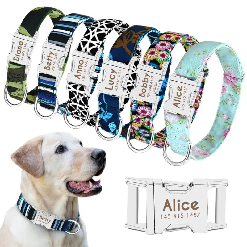 Coleira Personalizada com Nome e Telefone para Pet
