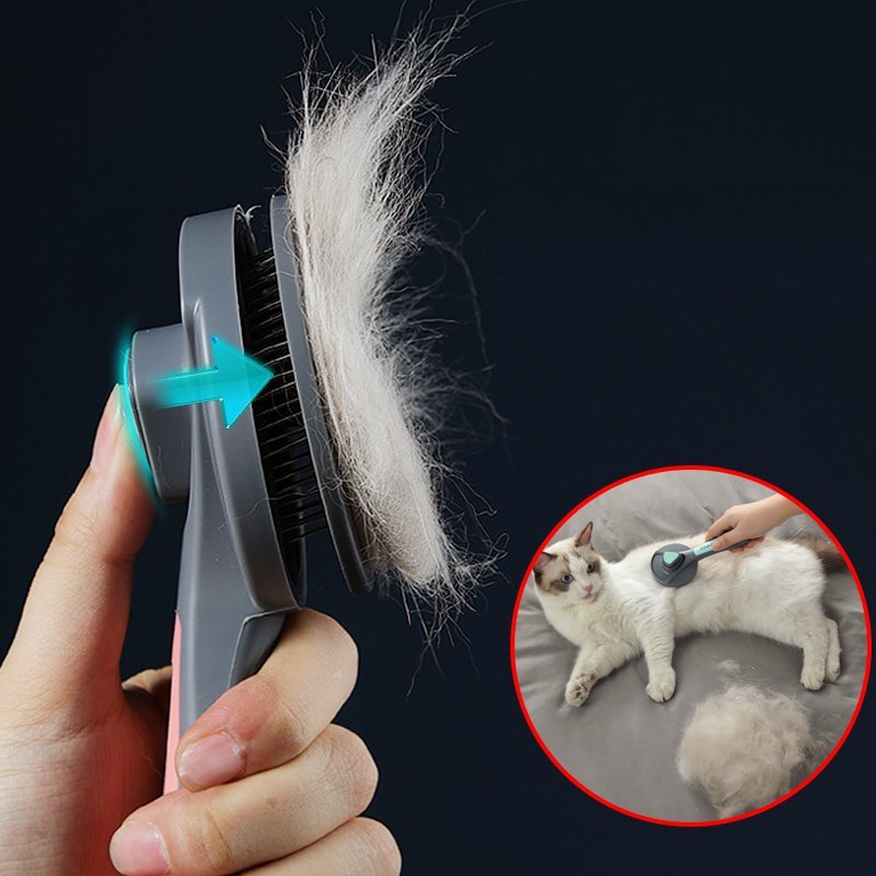 Escova Removedora de Pelos para Cães e Gatos