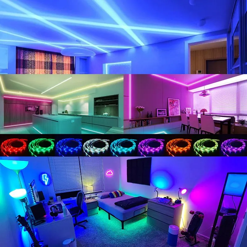 Fita LED RGB Wi-Fi com Controle Alexa e Timer