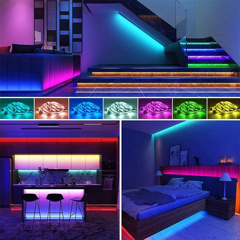 Fita LED RGB Wi-Fi com Controle Alexa e Timer