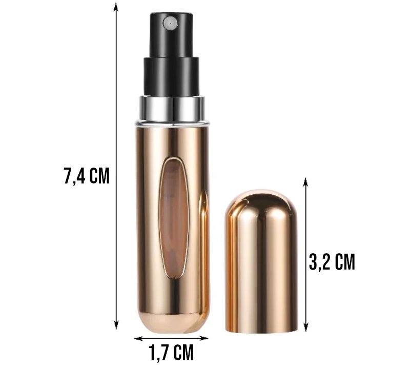 Frasco de Perfume Portátil Recarregável 5ml