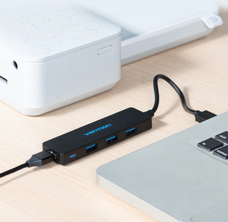 Hub USB 3.0 com 4 Portas para Notebook e PC
