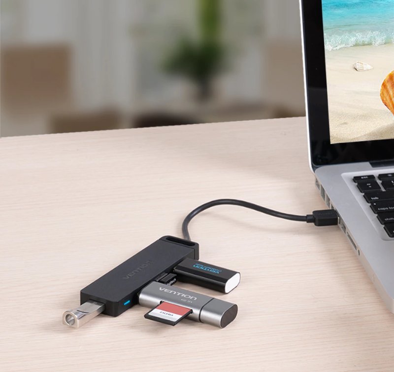 Hub USB 3.0 com 4 Portas para Notebook e PC