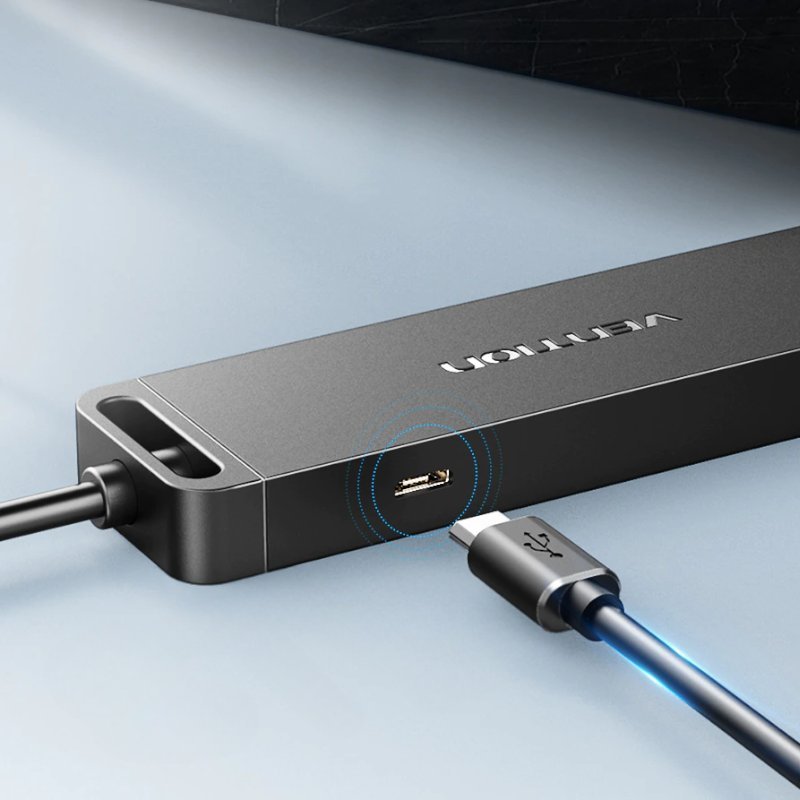 Hub USB 3.0 com 4 Portas para Notebook e PC