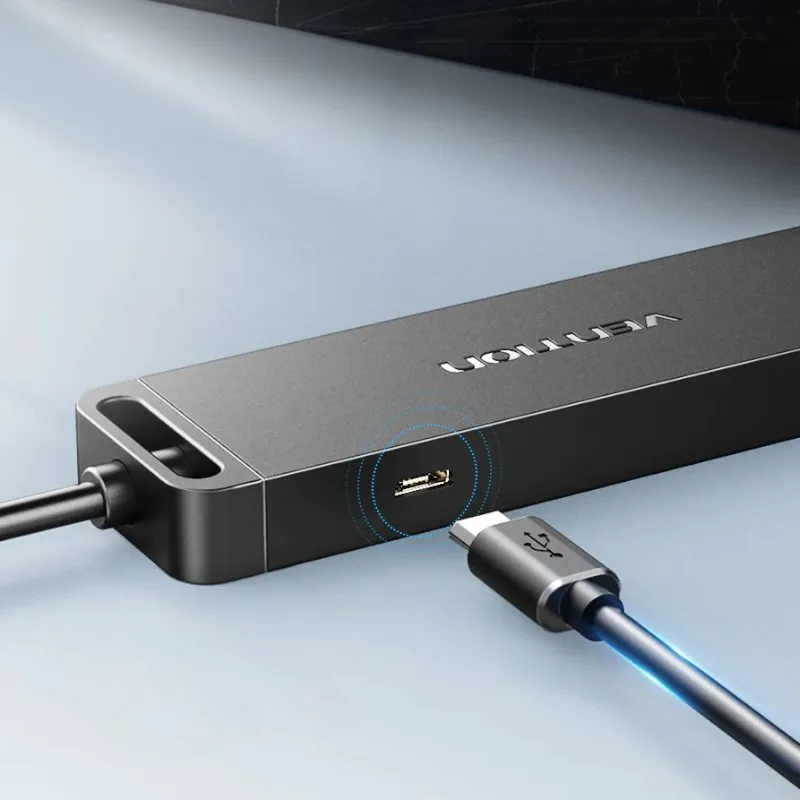 Hub USB 3.0 com 4 Portas para Notebook e PC