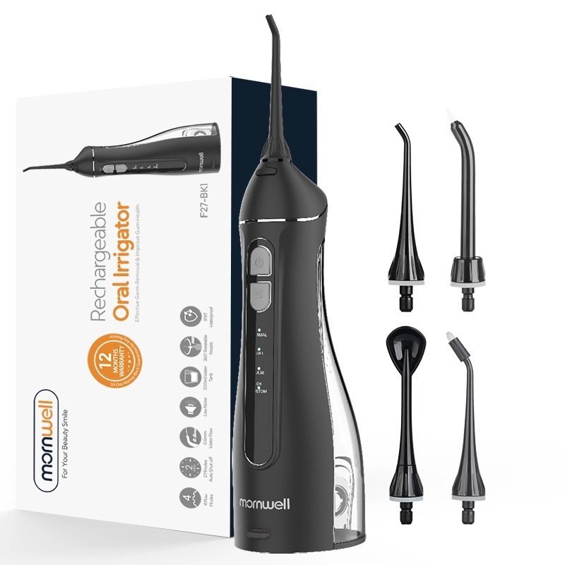 Irrigador Oral Portátil 200ml com 5 Bicos USB